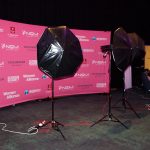 Women's Entrepeneurship Day. Stage photo backdrop